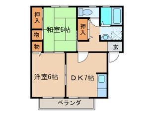 ブランエクセルの物件間取画像